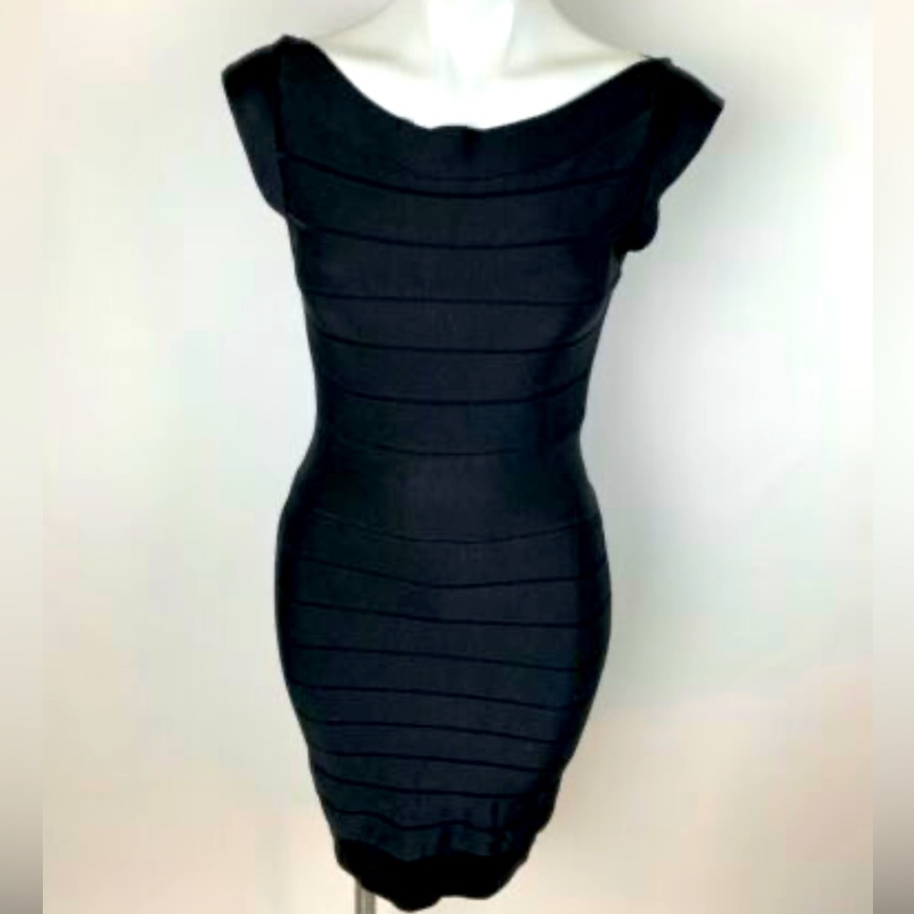 French Connection Boatneck Bandage Dress Small Size 4-6 LBD
